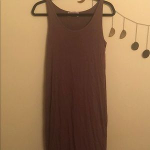 Brown maxi dress